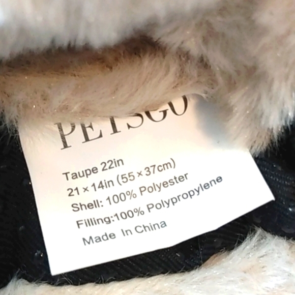 PETSGO PLUSH DOG OR CAT ANTI-SLIP KENNEL PAD CRATE BED - Picture 5 of 5